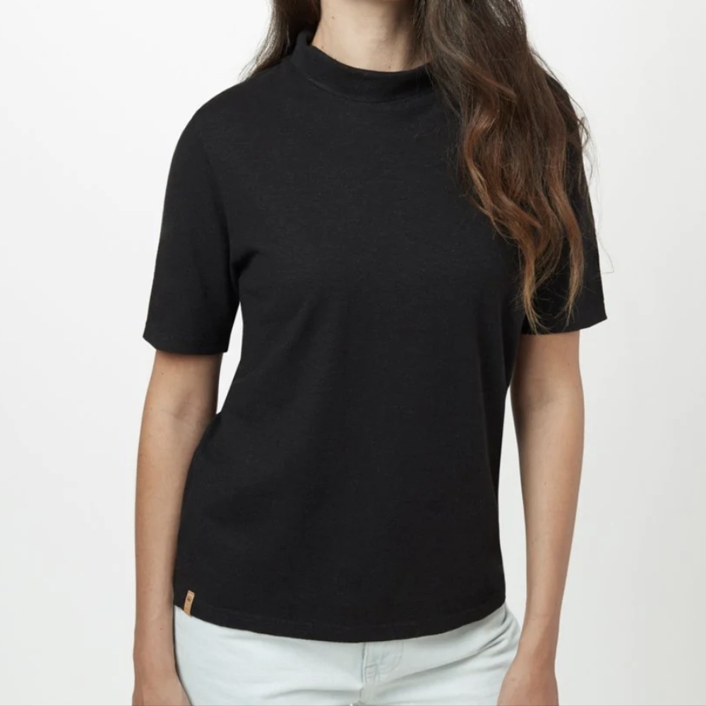 Tentree Black Moraine SS Top, Medium